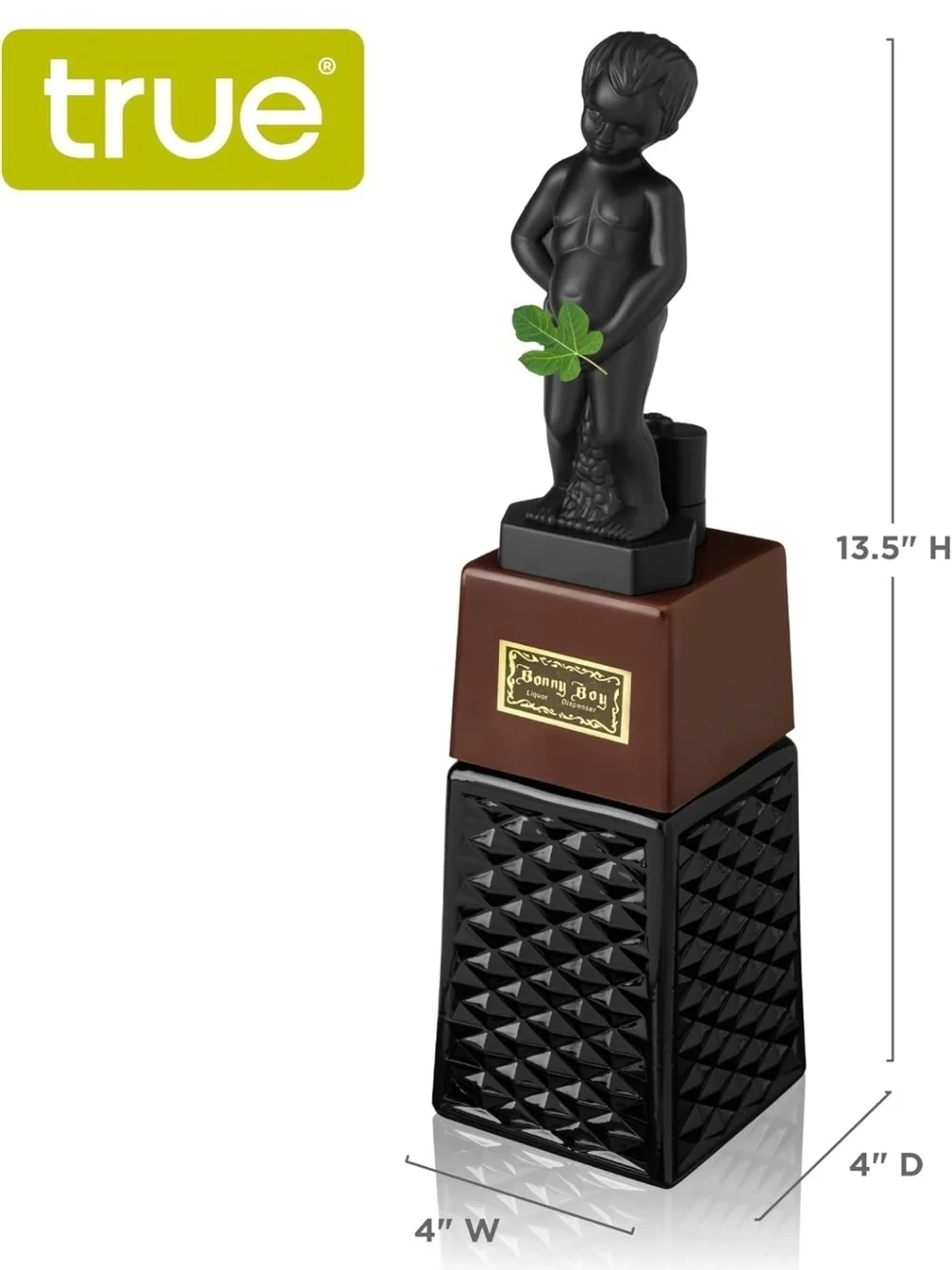 Liquor Dispenser, Novelty Drink Dispenser for Whiskey,‎ Bourbon, Bonny Boy OPEN